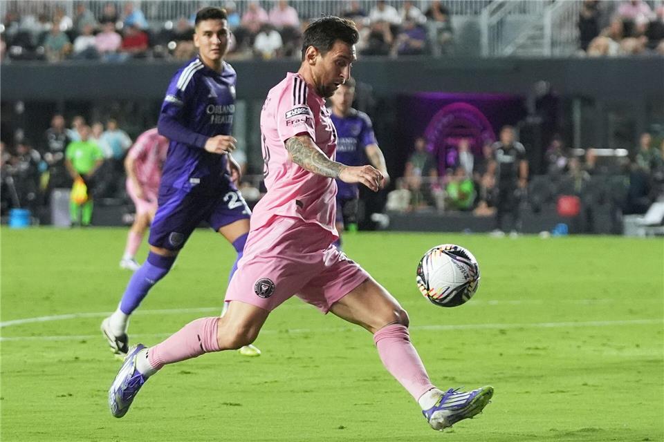 Messi führt Miami ins Finale des Leagues Cups - Reus raus  Lionel Messi macht mal wieder den Unterschied.Lynne Sladky/AP/dpa