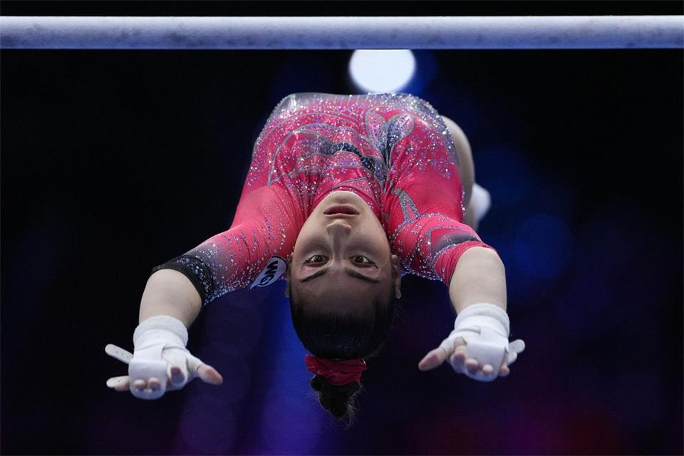 Ljudmila Roschtschina holt WM-Silber.Francisco Seco/AP/dpa