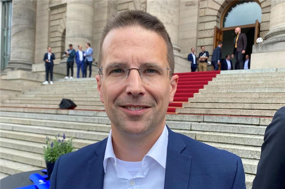 Lobt die Expertise der Kandidatin: BFV-Präsident Christoph Kern.Christian Kunz/dpa