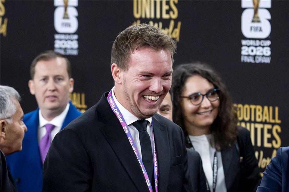 Lobt seine kämpferischen Nationalspieler: Bundestrainer Julian Nagelsmann. (Archivbild)Koen Van Weel/ANP/dpa