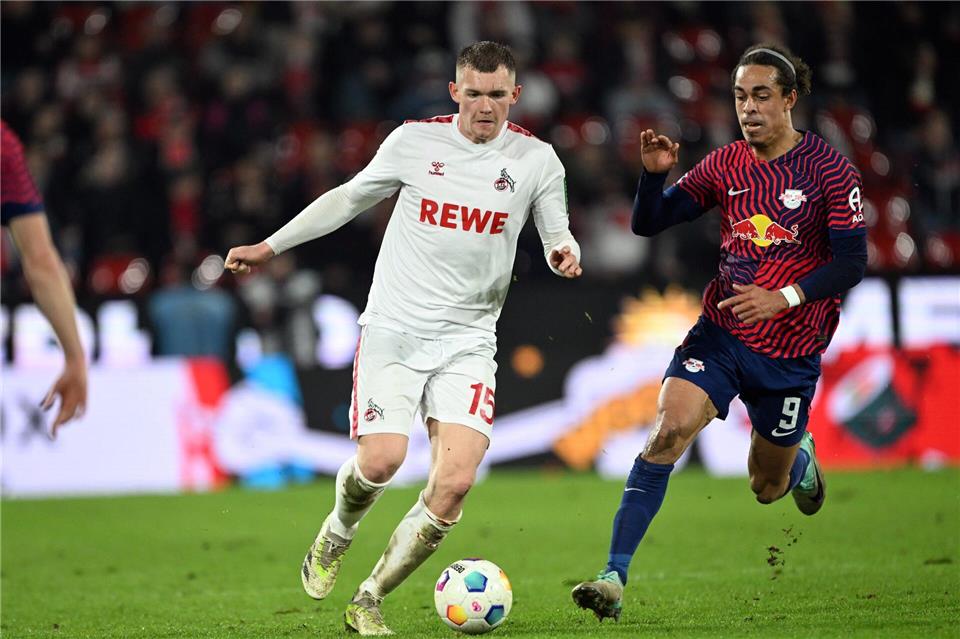 Luca Kilian (l) in seinem bis dato letzten Bundesligaspiel.Federico Gambarini/dpa