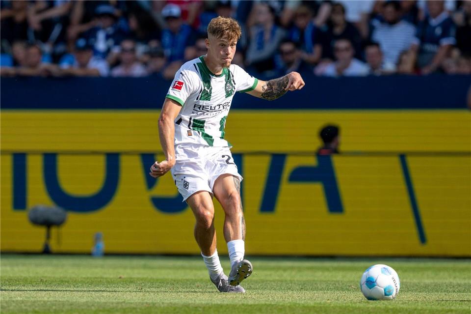 Luca Netz brachte Gladbach mit 1:0 in Führung.David Inderlied/dpa