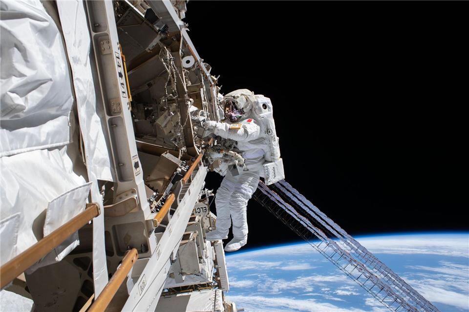 Luca Parmitano war zweimal auf der Raumstation ISS. (Archivbild)NASA/dpa