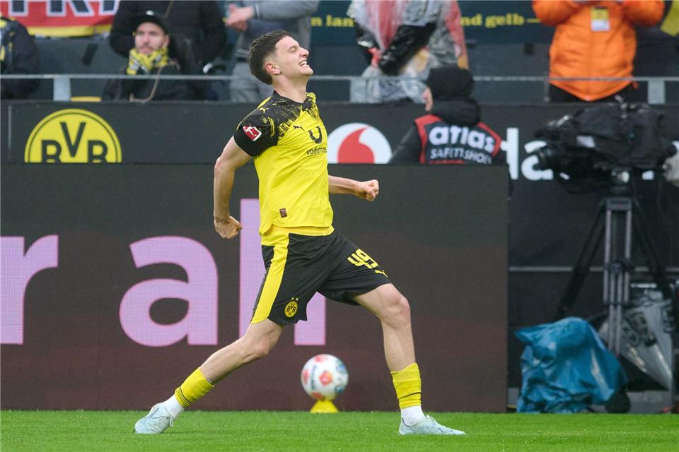 Luca Reggiani traf erstmals in der Bundesliga.Bernd Thissen/dpa