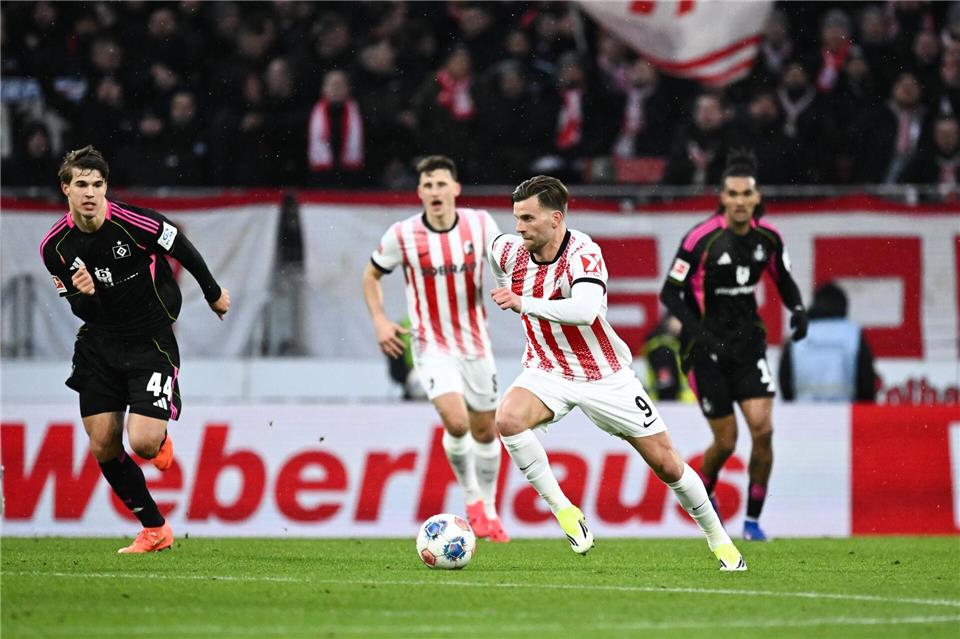 Lucas Höler hatte gleich mehrere gute MöglichkeitenSilas Stein/dpa