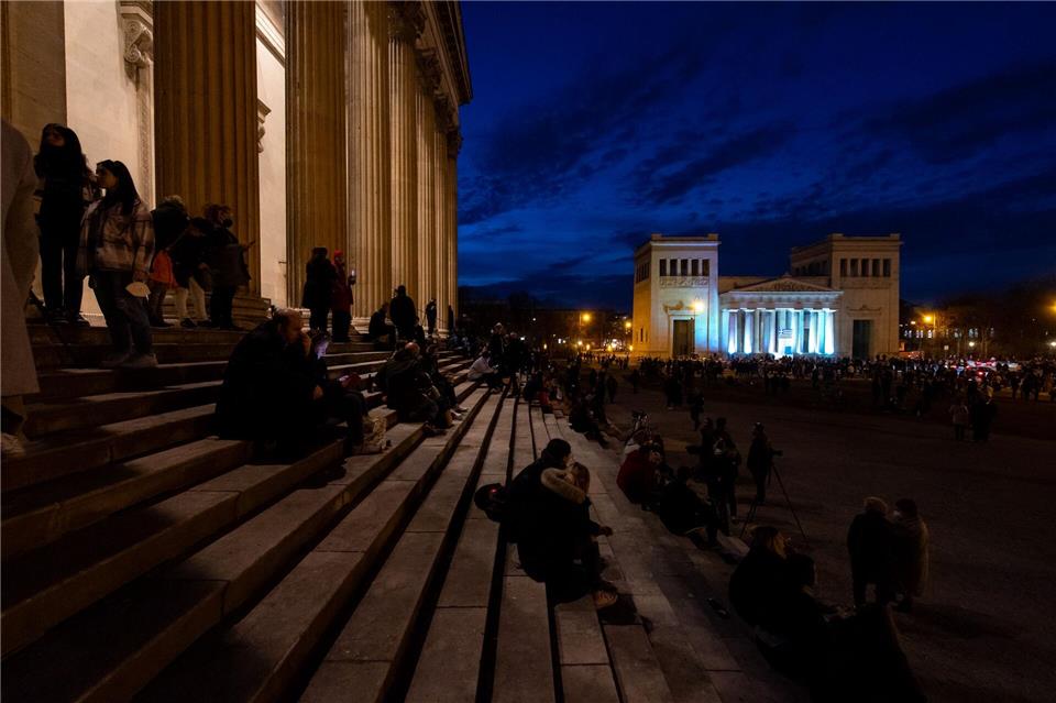 Ludwig I. ließ den Münchner Königsplatz gestalten. (Archivbild)Sven Hoppe/dpa