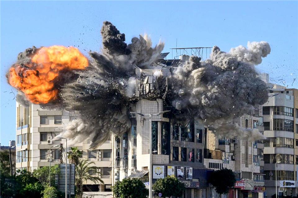 Luftangriff in BeirutMarwan Naamani/dpa