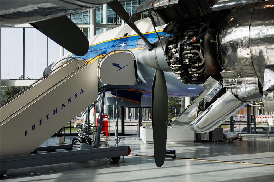 Lufthansa eröffnet ein neues Besucher- und Kongress-Zentrum in Frankfurt.Hannes P. Albert/dpa