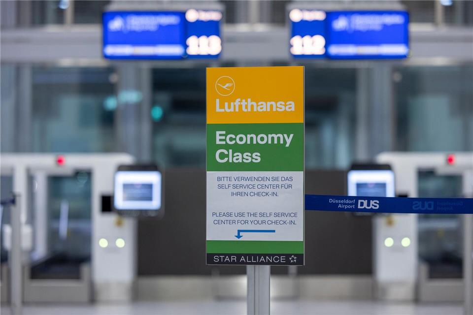 Lufthansa rechnet mit massiven Flugausfällen an diesem Donnerstag.Thomas Banneyer/dpa