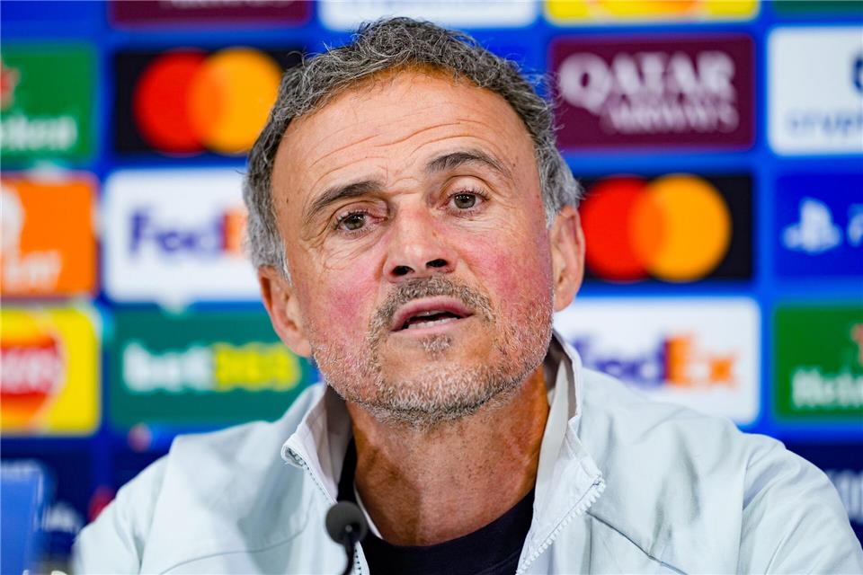Luis Enrique sprach vor dem Halbfinal-Hinspiel der Champions League gegen Bayern München. (Archivbild)Peter Byrne/PA Wire/dpa