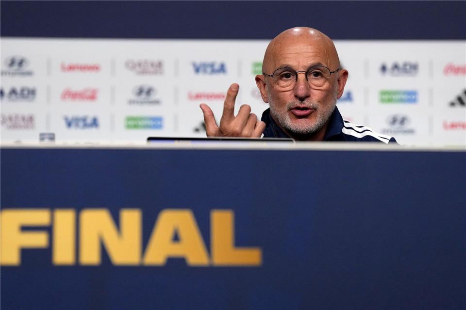 Luis de la Fuente will Spanien zum WM-Titel führen.Nick Potts/PA Wire/dpa