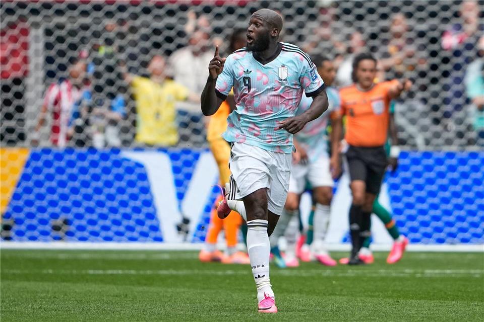 Lukaku traf wie gegen Neuseeland als Joker.Lindsey Wasson/AP/dpa