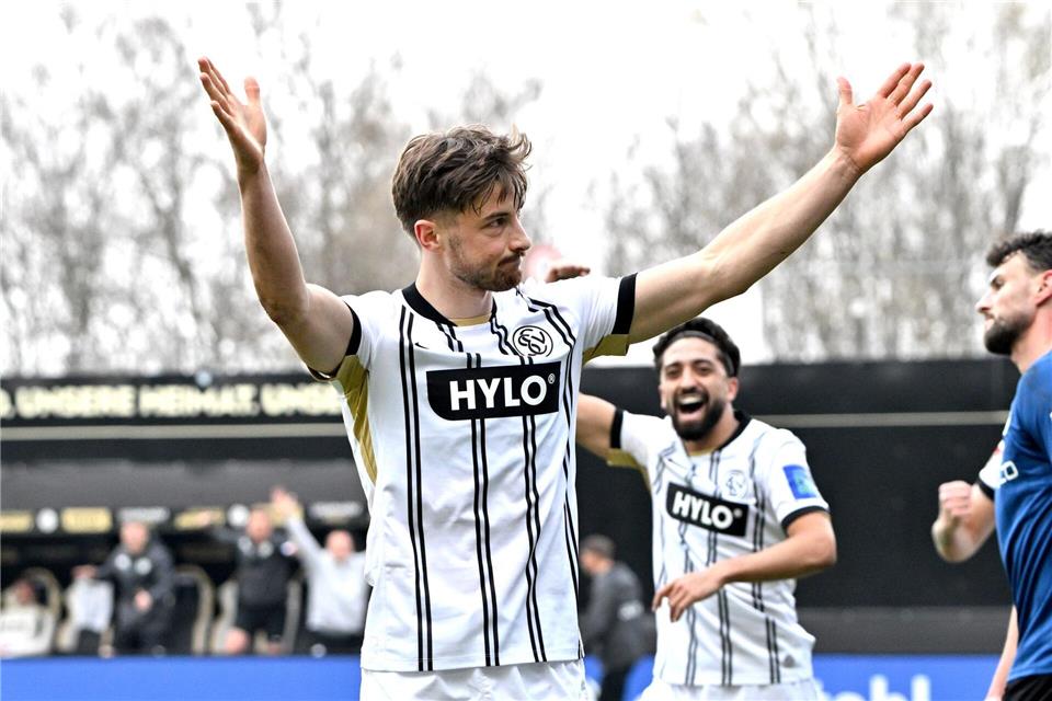 Lukas Petkov erzielte gegen Bielefeld zwei Tore.Harald Tittel/dpa