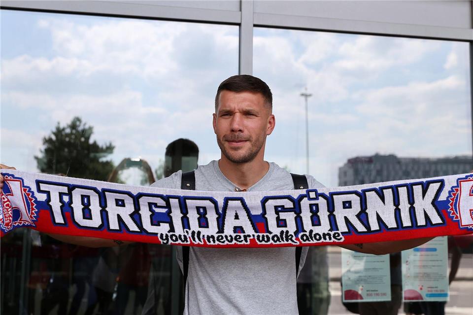 Lukas Podolski ist Miteigentümer des polnischen Clubs Gornik Zabrze. (Archivbild)Andrzej Grygiel/pap/dpa