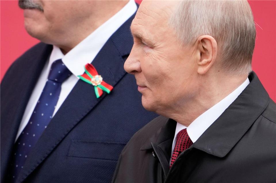 Lukaschenko ist der engste Verbündete Putins nach vier Jahren Krieg in der Ukraine. (Archivbild)Pavel Bednyakov/Pool AP/AP/dpa
