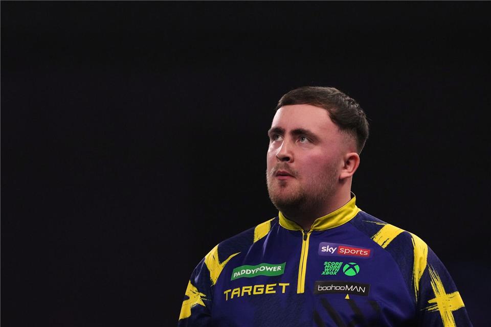 Luke Littler gewinnt in Berlin. (Archivbild)Dave Shopland/AP/dpa