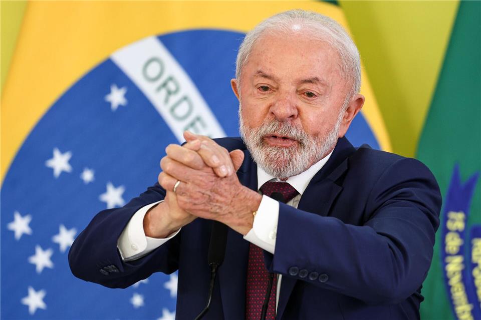 Lula: Friedliche Lösung statt Krieg. Marcelo Camargo/Agencia Brazil/dpa