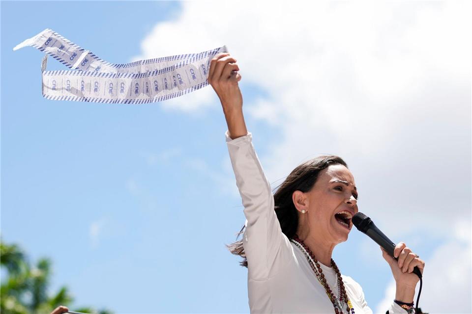 Venezolanerin María Corina Machado erhält Friedensnobelpreis Machado erhält den diesjährigen Friedensnobelpreis. (Archivbild)Ariana Cubillos/AP/dpa