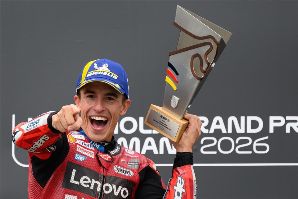 Macht den WM-Kampf spannend: Marc Márquez.Robert Michael/dpa