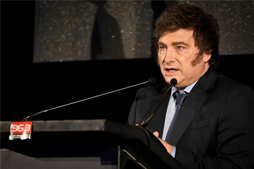 Macht es mit einem angekündigten Austritt aus der WHO US-Präsident Donald Trump nach: Argentiniens Präsident Javier Milei. (Archivbild)Santiago Mazzarovich/dpa