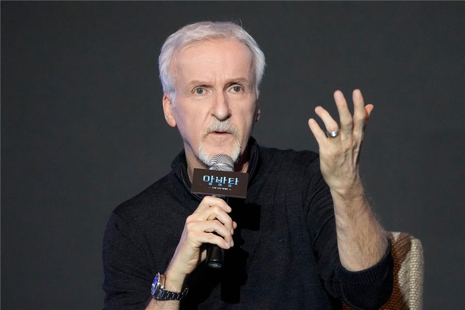 Macht mehr als „Avatar“-Filme: James Cameron steckt als ausführender Produzent hinter der Doku „Die geheimnisvolle Welt der Bienen“. (Archivbild)Ahn Young-Joon/AP/dpa
