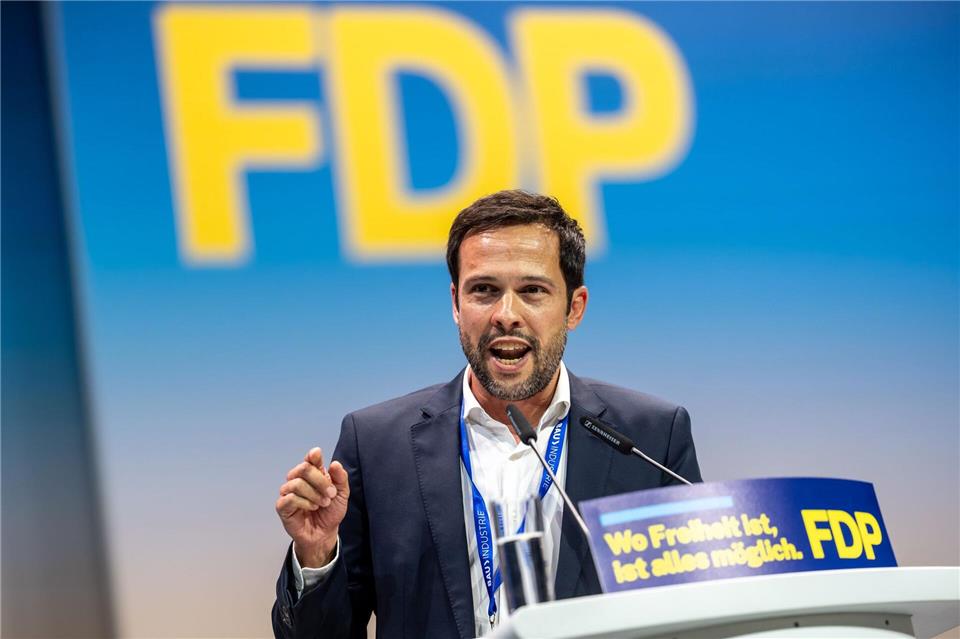 Macht sich die Brandmauer nicht zu eigen: FDP-Generalsekretär Martin Hagen.Michael Kappeler/dpa