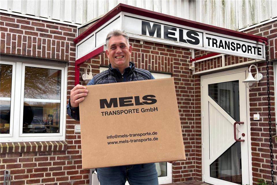 Maik Degler zieht mit seiner Spedition Mels von Gemen nach Ramsdorf.