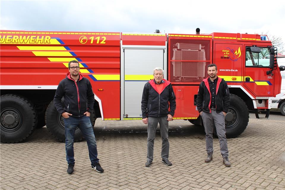 Maik, Gerhard und Lars Friedrich (v. l.) setzen auf tschechische Technik.