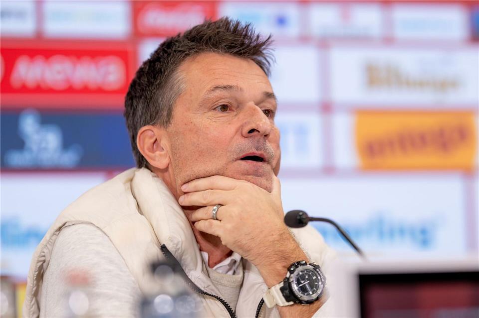 Mainz-Sportvorstand Christian Heidel tat sich sehr schwer mit der Trennung von Trainer Bo Henriksen. Torsten Silz/dpa