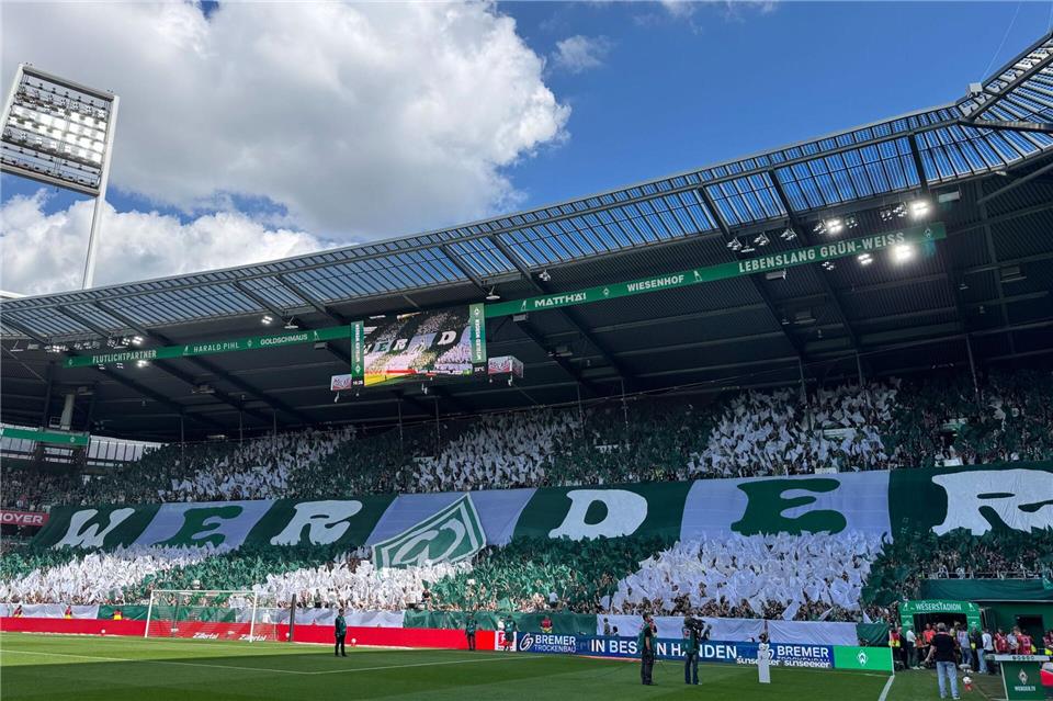 Mal was anderes als Fußball: Die zentralen Feierlichkeiten zum Tag der Deutschen Einheit sollen im Oktober auch im Weserstadion über die Bühne gehen. (Archiv)Carmen Jaspersen/dpa