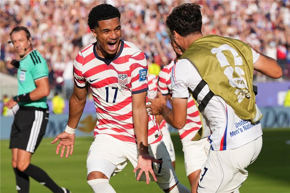 Malik Tilmann war einer der besten Spieler der USA.Martin Meissner/AP/dpa