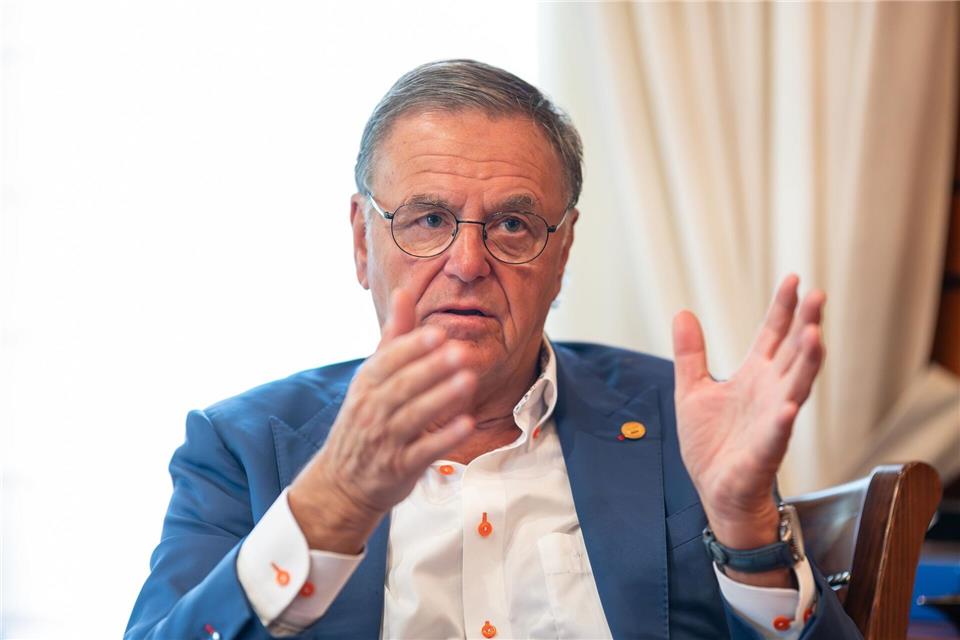 Man müsse zumindest miteinander sprechen, findet Unternehmer Mack mit Blick auf die AfD. (Foto-Archiv)Silas Stein/dpa