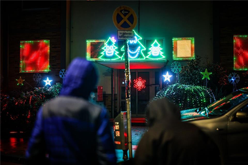 Manch Passant staunt nicht schlecht, wenn er an dem Haus vorbeigeht. Christoph Reichwein/dpa