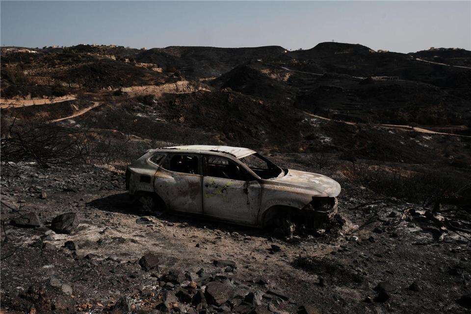 Manche Menschen wollten vor den Flammen fliehen, wählten dabei jedoch eine falsche Fluchtroute.Gregorio Marrero/AP/dpa