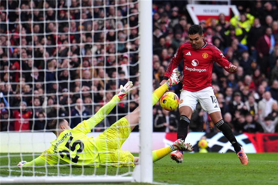 Manchester United war im Derby gegen City die gefährlichere Mannschaft.Martin Rickett/PA Wire/dpa