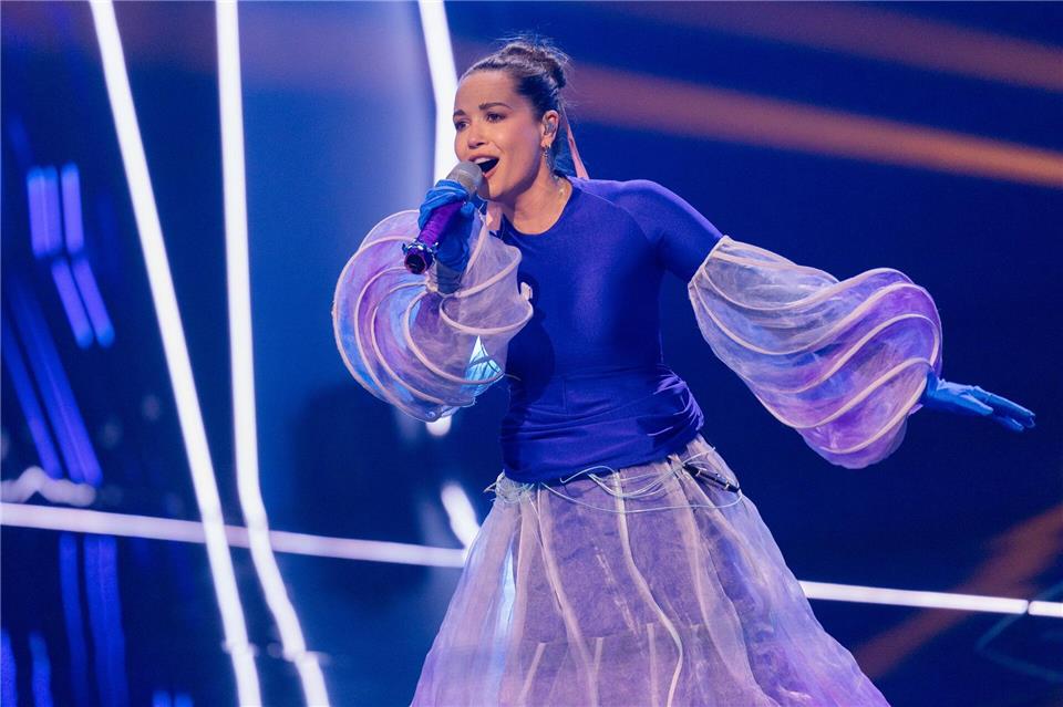 Mandy Capristo hatte sich anspruchsvolle Lieder für das Finale ausgesucht.Rolf Vennenbernd/dpa