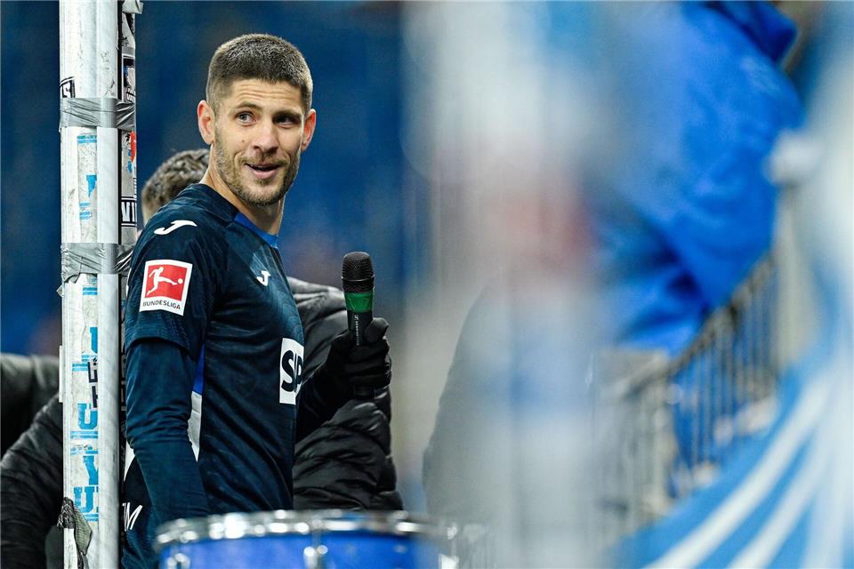 Mann des Abends in Sinsheim und von den Fans gefeiert: Andrej Kramaric.Uwe Anspach/dpa