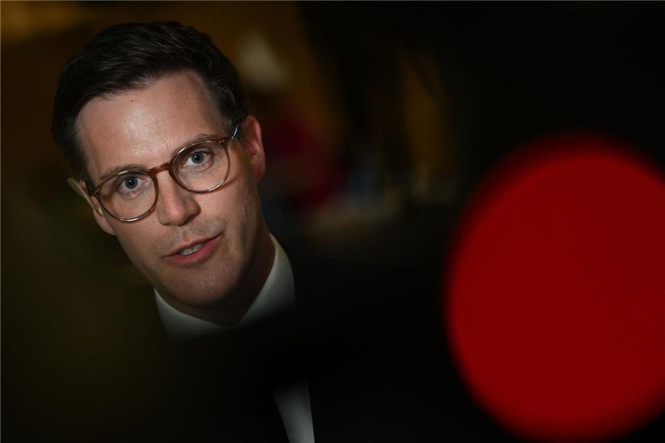 Manuel Hagel landete mit seiner CDU bei der Landtagswahl in Baden-Württemberg hauchdünn hinter den Grünen von Cem Özdemir. (Archivbild)Markus Lenhardt/dpa