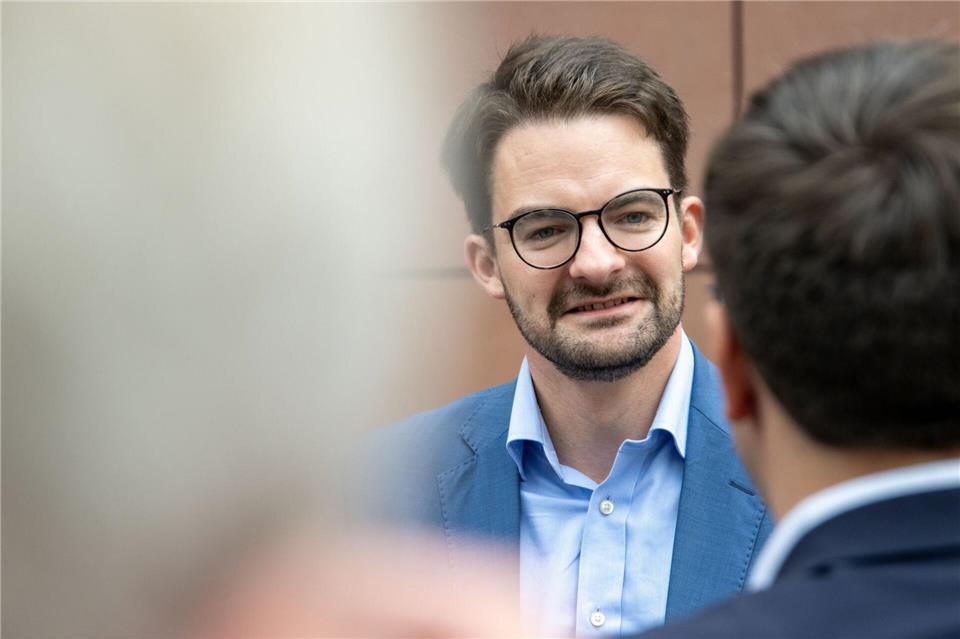 Manuel Knoll ist der neue Vorsitzende der Jungen Union Bayern. Pia Bayer/dpa