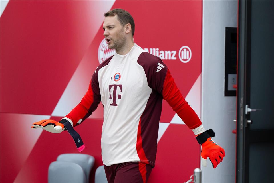 Manuel Neuer musste angeblich das Training abbrechen.Sven Hoppe/dpa