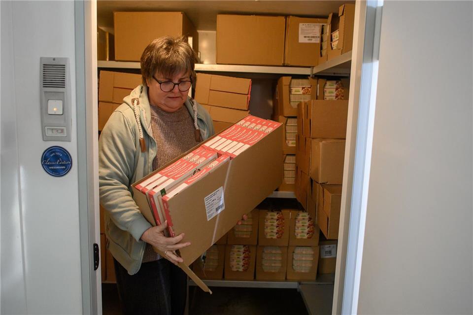 Manuela Schiffbauer engagiert sich seit etwa 20 Jahren bei der Tafel Havelberg.Klaus-Dietmar Gabbert/dpa