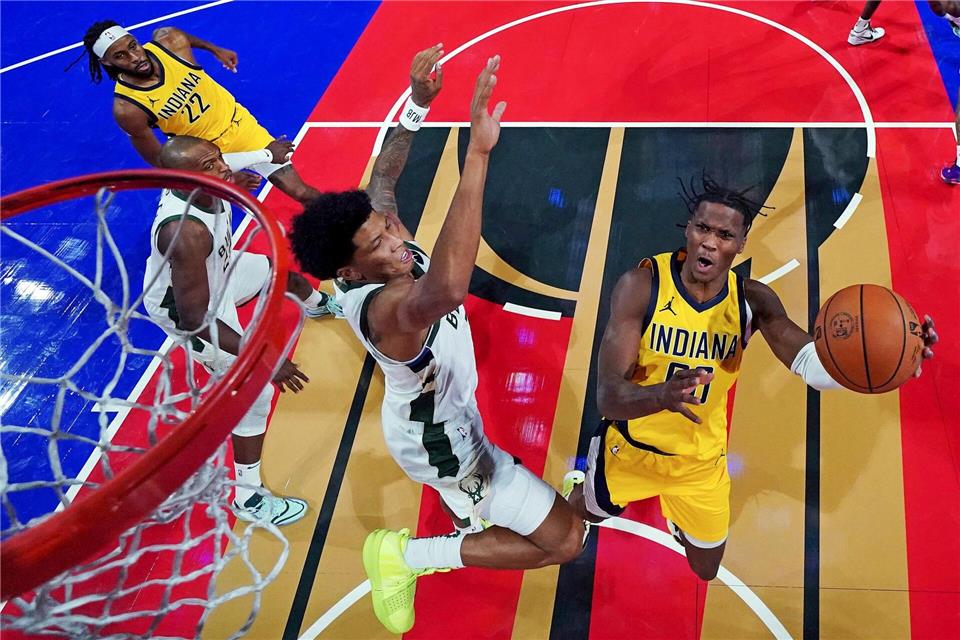 MarJon Beauchamp (M) wird ein Münchner. (Archivbild)Kyle Terada/Pool USA Today Sports/AP/dpa