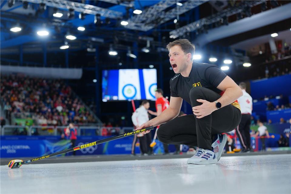 Marc Muskatewitz ist der Kapitän der deutschen Curling-Männer.Michael Kappeler/dpa