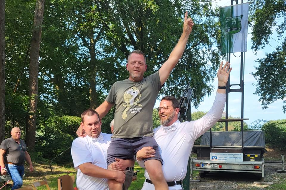 Marc Schmelter ist neuer Schützenkönig in Klein Reken.