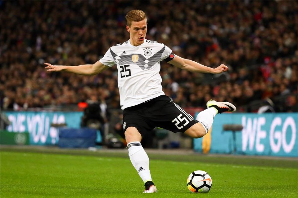 Marcel Halstenberg bestritt neun Länderspiele für Deutschland.picture alliance / Christian Charisius/dpa