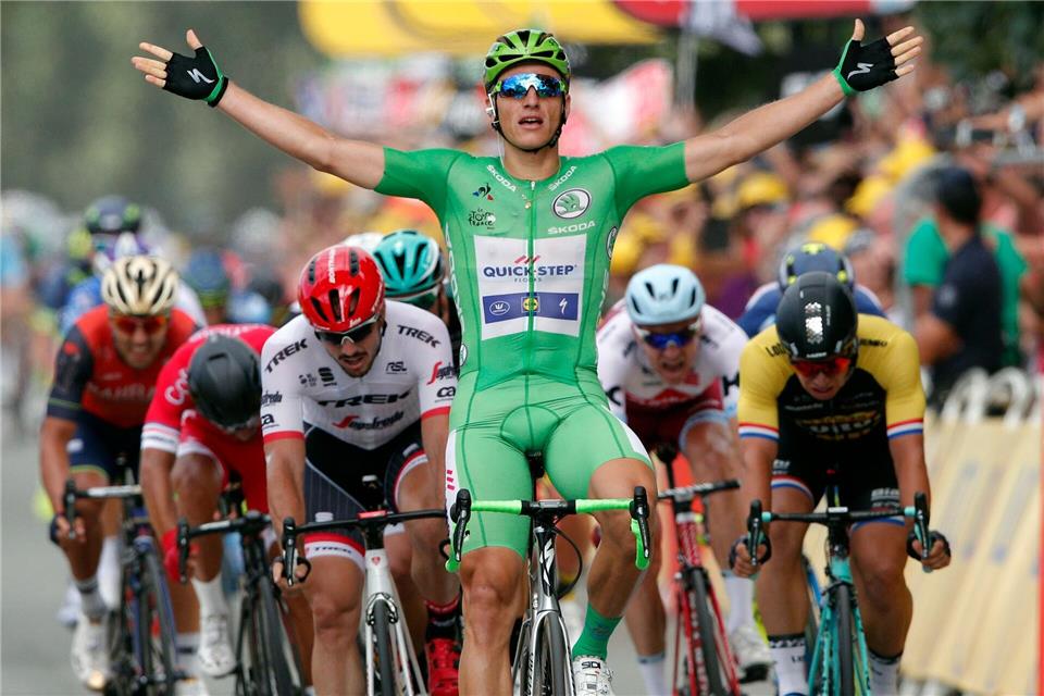 Marcel Kittel gewann 14 Etappen der Tour de France - so viele wie kein anderer Deutscher. (Archivbild)Christophe Ena/AP/dpa