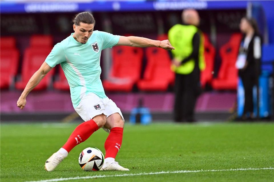 Marcel Sabitzer ist durch den Einsatz gegen Frankreich Österreichs EM-Rekord-Nationalspieler.