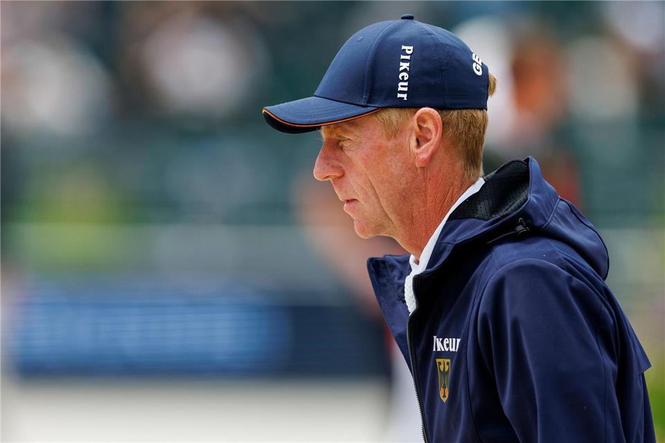 Marcus Ehning erwischte am dritten EM-Tag keine gute Runde.Stefan Lafrentz/dpa