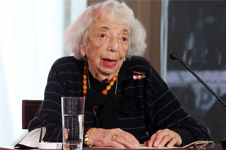 Margot Friedländer ist am 9. Mai 2025 im Alter von 103 Jahren in Berlin gestorben.Wolfgang Kumm/dpa Pool/dpa