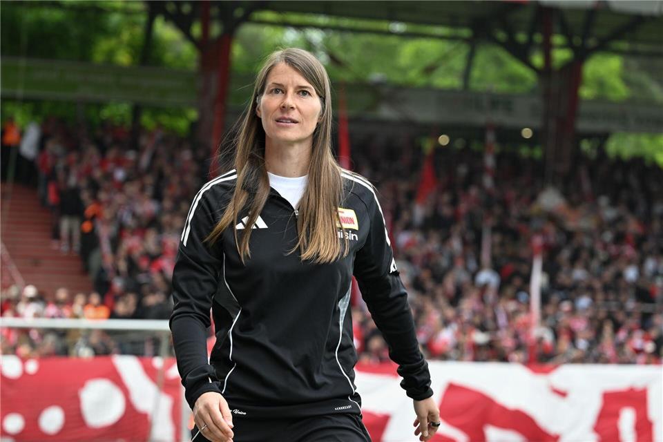 Marie-Louise Eta trainiert künftig die Union-Frauen.Soeren Stache/dpa